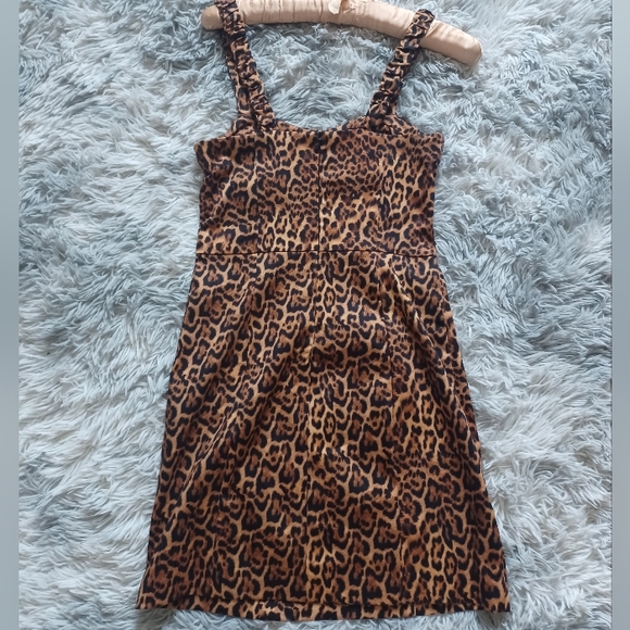 Zara Leopard Print Dress - Picture 9 of 11